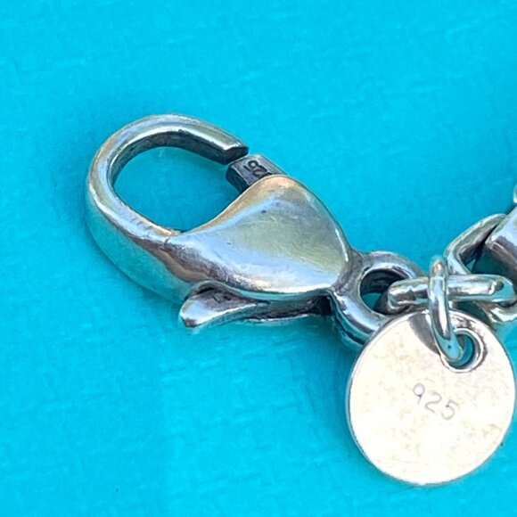 Authentic Tiffany & Co Sterling Silver Venetian Link Bracelet 7.5" - Picture 5 of 8